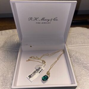 Macy’s gold plated necklace